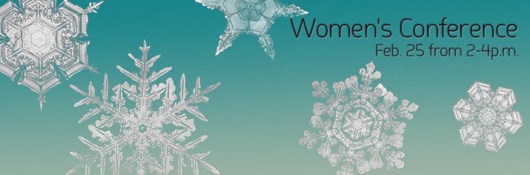 Women's Conference Snowflakes Women's Conference image with snowflakes